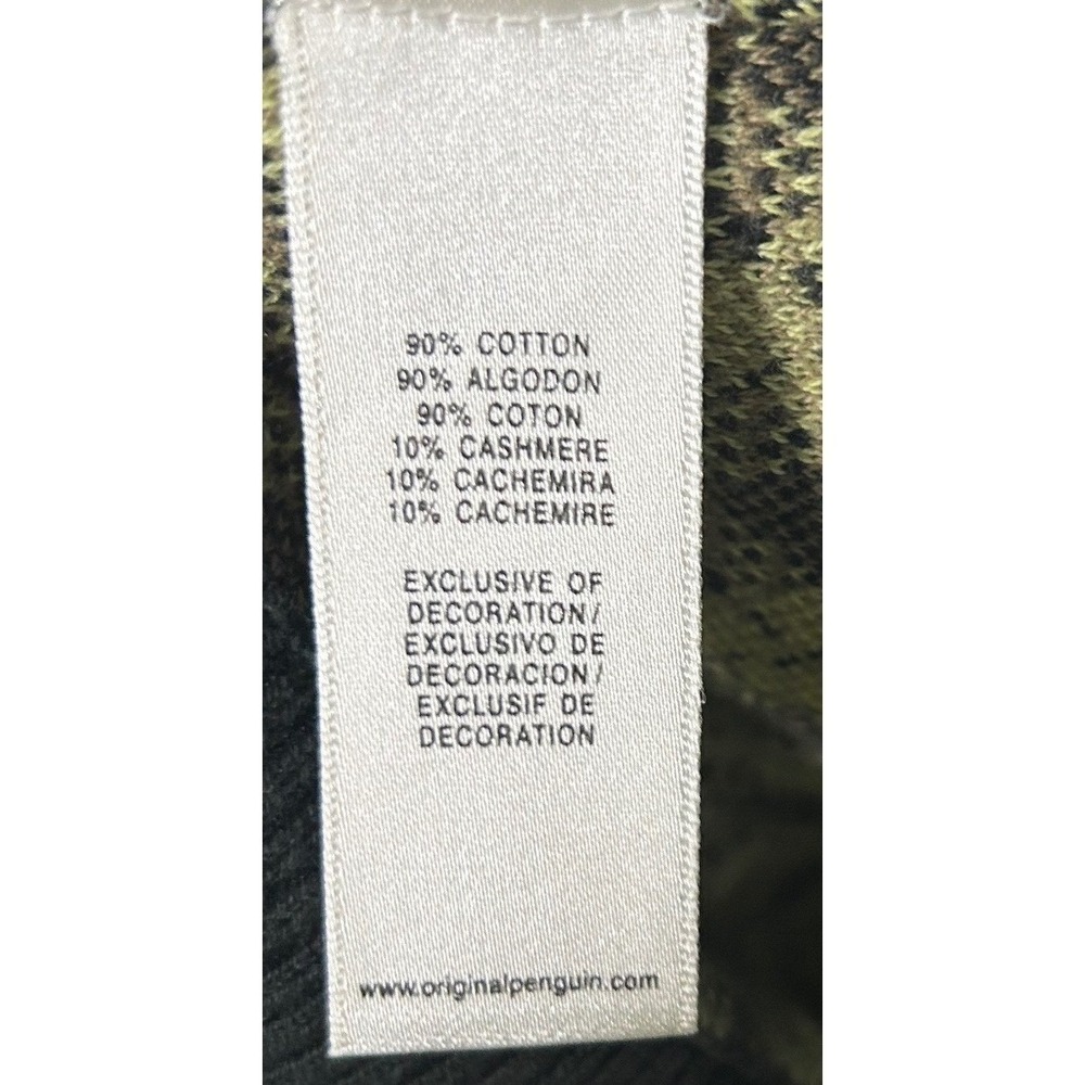 Original Penguin Men Medium Argyle Pattern V-Neck… - image 6